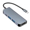 Переходник USB Type-C на HDMI + USB + PD KS-is KS-505