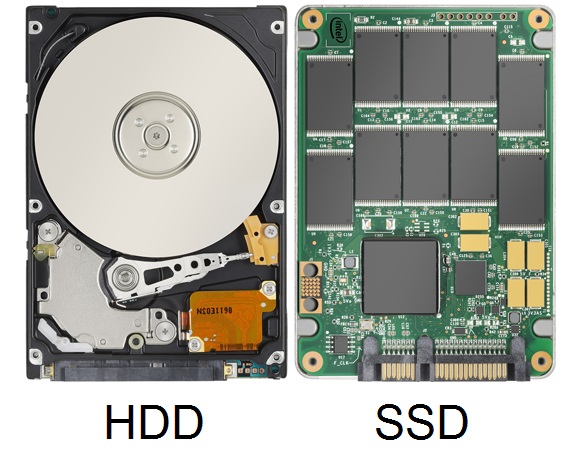 Различие HDD и SSD диска