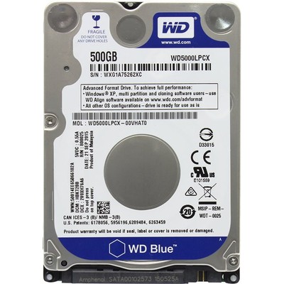 Жесткий диск 500GB Western Digital Scorpio Blue WD5000LPCX