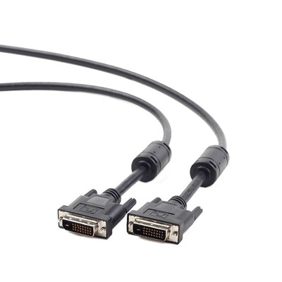 Кабель DVI-D -> DVI-D GEMBIRD CC-DVI2-BK-15 dual link 4.5 метра