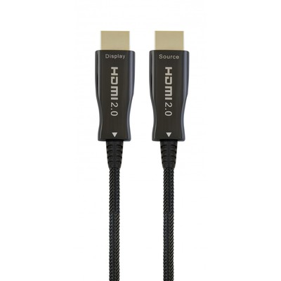 Активный оптический кабель HDMI 20m GEMBIRD CCBP-HDMI-AOC-20M v.2.0 male-male cable, Premium Series
