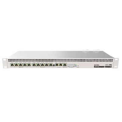 Маршрутизатор Mikrotik RB1100AHx4, 13x10/100/1000GE, 1xRS232, RouterOS, License level 6
