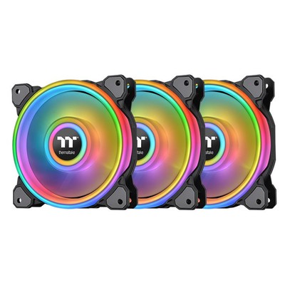 Комплект кулеров для корпуса Thermaltake Riing Quad 12 RGB Radiator Fan TT Premium Edition 3 Pack (CL-F088-PL12SW-A)