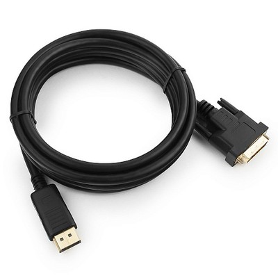 Кабель-переходник Gembird DP to DVI adapter, 1.8м (CC-DPM-DVIM-6)