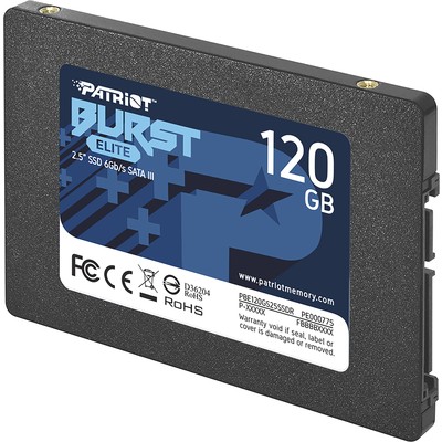 SSD 120GB Patriot BURST ELITE PBE120GS25SSDR TBW 50TB