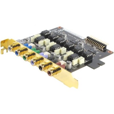 Звуковая карта ASUS PCI Sound Card XONAR H6. Плата расширения для звуковых карт ASUS Xonar HDAV 1.3 или ASUS Xonar Essence ST, увеличивающий количество аналоговых выходов до восьми.
