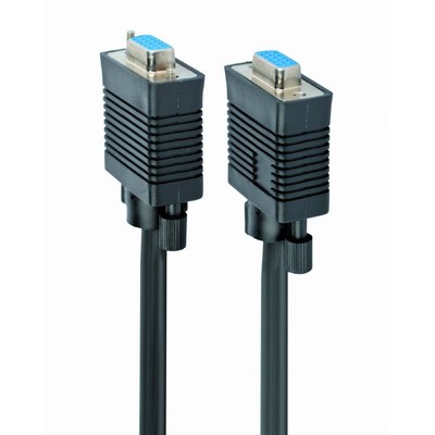 Кабель VGA удлинитель 15m GEMBIRD CC-PPVGAX-10M-B  HD15M/HD15F dual-shielded w/2*ferrite core bulk