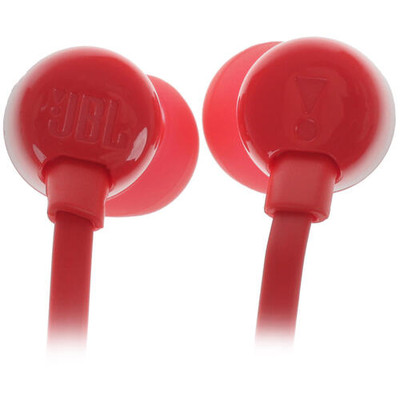 Наушники с микрофоном JBL T110 Red