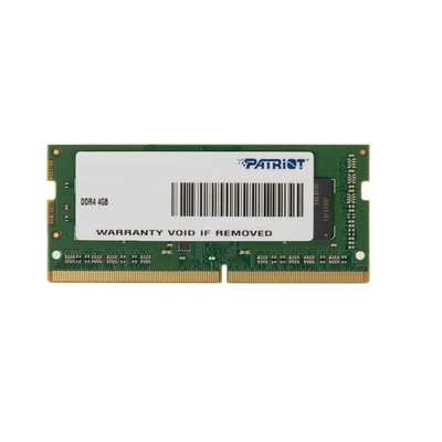 Память DDR4 SODIMM 4Gb 2400MHz Patriot Память DDR4 SODIMM 4Gb 2400MHz Patriot PSD44G240081S