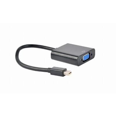 Переходник MiniDisplayPort - VGA adapter cable, black Gembird A-mDPM-VGAF-02