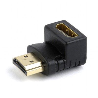 Переходник HDMI - HDMI GEMBIRD (A-HDMI90-FML), вилка - розетка, угловой разъем 90 градусов