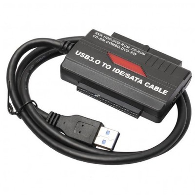 Адаптер SATA/PATA/IDE USB 3.0 с внешним питанием KS-is (KS-462)