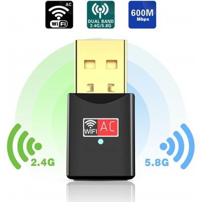 Беспроводной USB адаптер KS-is KS-407 AC600 Двухдиапазонный Wi-Fi