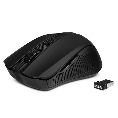 Беспроводная мышь SVEN RX-350W USB 600/1000/1400dpi black
