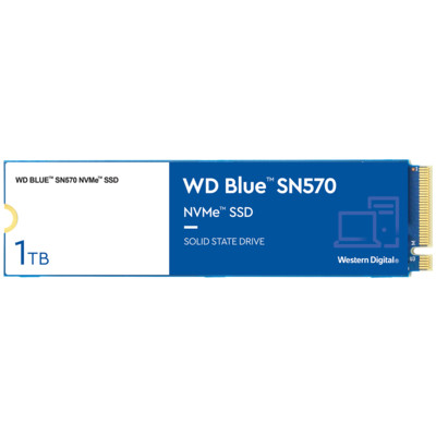 Жесткий диск SSDM.2 1Tb WD Blue SN570  PCI-E x4 R3500/W3000 Mb/s WDS100T3B0C 600 TBW
