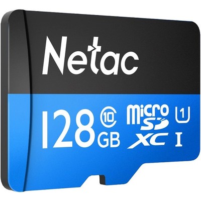 Память micro Secure Digital Card 128Gb class10 Netac / c адаптером SD [NT02P500STN-128G-R]