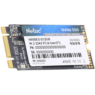 Жесткий диск SSD M.2 256GB Netac N930ES R1650/W1500Mb/s PCI-E 3.0 x2 2242 NT01N930ES-256G-E2X 120 TBW