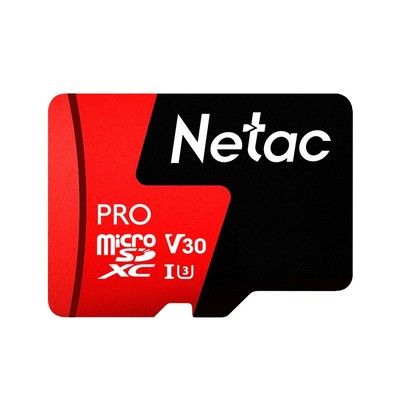 Память micro Secure Digital Card 256Gb class10 V30 UHS I U3 Netac / c адаптером SD [NT02P500PRO-256G-R]