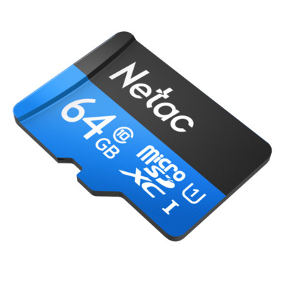 Память micro Secure Digital Card 64Gb class10 Netac / без адаптера SD [NT02P500STN-064G-S]
