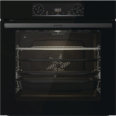 Духовой шкаф Gorenje BPS6737E14BG (Essential / чёрный / SilverMatte / IconLED / GentleBake / AirFry / телескоп / пиролиз)