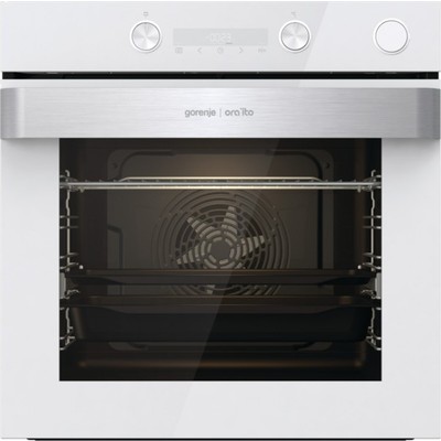 Духовой шкаф с добавлением пара Gorenje BSA6737ORAW (Ora Ïto 2/ Белый / SilverMatte / IconLED / AirFry / AquaClean / GentleBake / каталитич /телескоп)