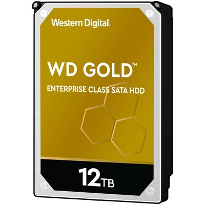 Жесткий диск 12 000Gb Western Digital Gold 256MB 7200rpm  WD121KRYZ  для серверов и ЦОД