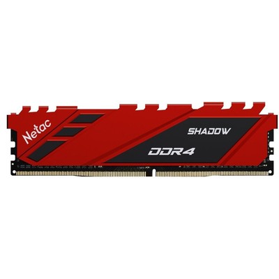 Память DDR4 16GB 3200Mhz Netac Shadow Red NTSDD4P32SP-16R
