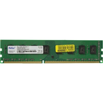 Память DDR3 4GB 1600MHz Netac Basic NTBSD3P16SP-04