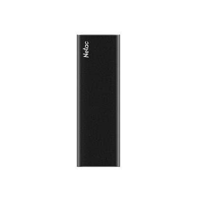Жесткий диск SSD ext 500Gb Netac Z SLIM Black USB 3.2 Type-C R550/W480 Mb/s NT01ZSLIM-500G-32BK