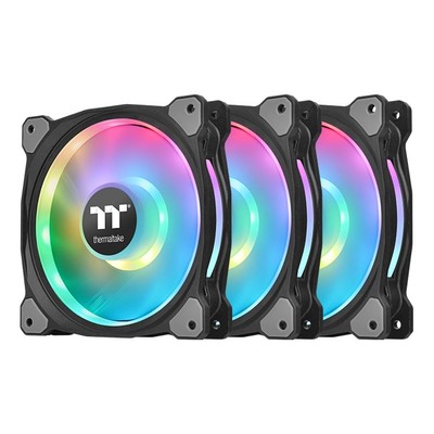 Комплект кулеров для корпуса Thermaltake Riing Duo 14 RGB Radiator Fan TT Premium Edition (3-Fan Pack) (CL-F078-PL14SW-A)