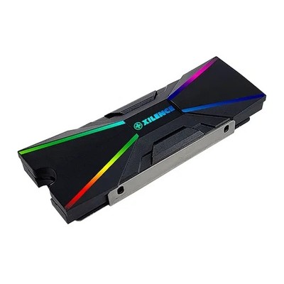 Радиатор охлаждения Xilence XC401 для SSD M.2 с RGB подсветкой для SSD M.2 формата 2280 ( IM2SSD.B.ARGB )