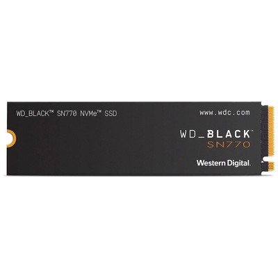 Жесткий диск SSD M.2 500GB WD Black SN770 NVMe PCI-E 4.0 R5000/W4000 Mb/s WDS500G3X0E 300 TBW