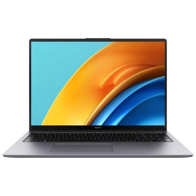 Ноутбук HUAWEI MateBook D 16 (Intel Core i7-12700H 2.3GHz/16"/1920x1080 IPS/16GB/512GB SSD/Intel Iris Xe Graphics G7/Windows 11 Home/Space Gray)