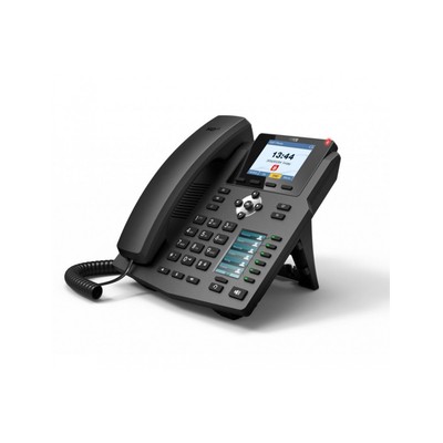 SIP-телефон Fanvil X4G офисный, черный, 4 аккаунта, цветной ЖК экран, POE