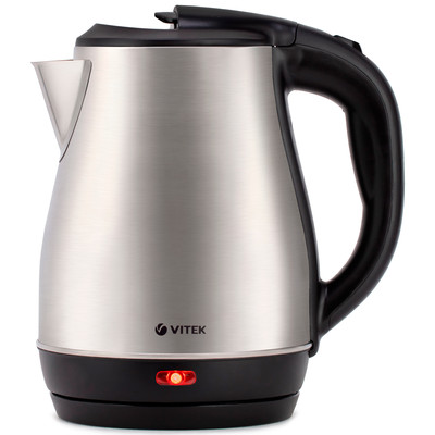 Чайник электрический VITEK VT-7057 Серебристый  (1,8л, 1850Вт, Сталь)