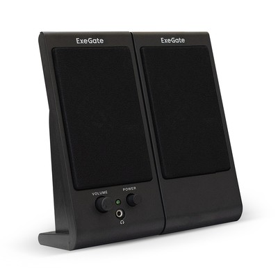 Колонки звуковые 2.0 ExeGate Tango 230, черный, 6 Вт, USB-питание