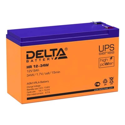 Аккумуляторная батарея Delta HR 12-34 W
