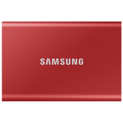 Жесткий диск SSD ext 1000Gb Samsung T7 RED USB 3.2 Type-C R1050/W1000 Mb/s MU-PC1T0R/WW