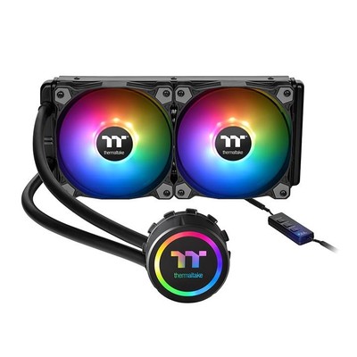 Водяное охлаждение Thermaltake Water 3.0 240 ARGB Sync Intel LGA 2066/20113/2011/1366/115*; AMD FM2/FM1/AM4/AM3+/AM3/AM2+/AM2 (CL-W233-PL12SW-A)