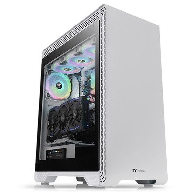 Корпус Thermaltake S500 White 2.5”2 or 3.5”2 (HDD Rack), 2.5”1, 2.5*2 or 3.5”1(HDD Bracket) 1*140mm, 1*120mm Fan, 2*USB3,2*USB2 CA-1O3-00M6WN-00