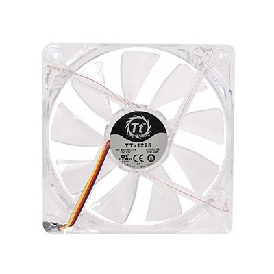 Кулер Thermaltake для корпуса Pure 12 LED/Fan/120mm/1000rpm/Transparent/LED Red CL-F019-PL12RE-A