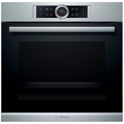 Духовой шкаф Bosch HBG635BS1 (Serie8 / 71 л / до 300 °C / Нерж. сталь / Гриль / EcoClean (задняя стенка) / SoftClose / AutoPilot 10 / A+)