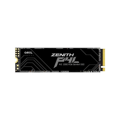Диск SSD M.2 PCI-E 1000Gb (1Tb) GEIL Zenitth P4L, M.2 PCI-E 4.0 x4, NVMe. Контроллер Realtek RLK5772, чипы памяти INTEL QLC. Speed: Read-5300Mb/s, Write-4900Mb/s. (FD23CGDH)