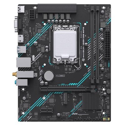 МП <S1700> MAXSUN MS-H610M 666 WIFI6, батарея CR2032 не установлена, 2DDR4,1PCI-E16,1PCI-E1, 1M2, 3SATA, 2USB3, 3USB2, HDMI, VGA