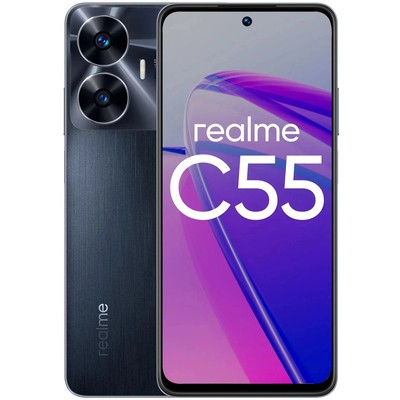 Смартфон REALME C55 LTE 6.72" Черный (RMX3710) 256Гб/8 Гб