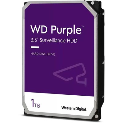Жесткий диск  1000Gb WD 64Mb SATA WD11PURZ Purple  для систем наблюдения