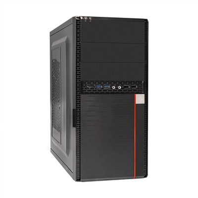 Корпус ExeGate BA-204U-AA450 (mATX, 2*5,25",1*3.5", 1*2.5" БП AA450 с вент. 8см, 2*USB+2*USB3.0, аудио, черный), EX284036RUS