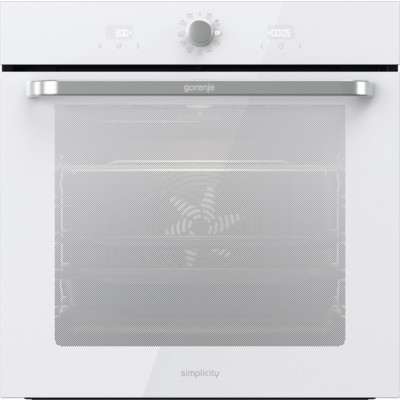 Духовой шкаф Gorenje BOS67371SYW (Simplicity 2.2 / 77 л / до 300 °C / Белый, стекло / AquaClean / PerfectGrill / съемные направляющие / А / IconLED)