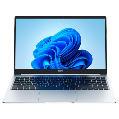 Ноутбук Tecno 15,6" FHD (MEGABOOK T1) Intel I5-12450H/16Gb/512Gb SSD/DOS серебро