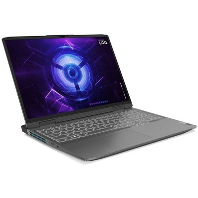 Ноутбук Lenovo 16" WUHD (LOQ 16IRH8 Gaming) Intel Core i7-13620H/144Гц/16Гб/512GB SSD/NVIDIA GeForce RTX 4050 6GB/ Dos/Storm Grey